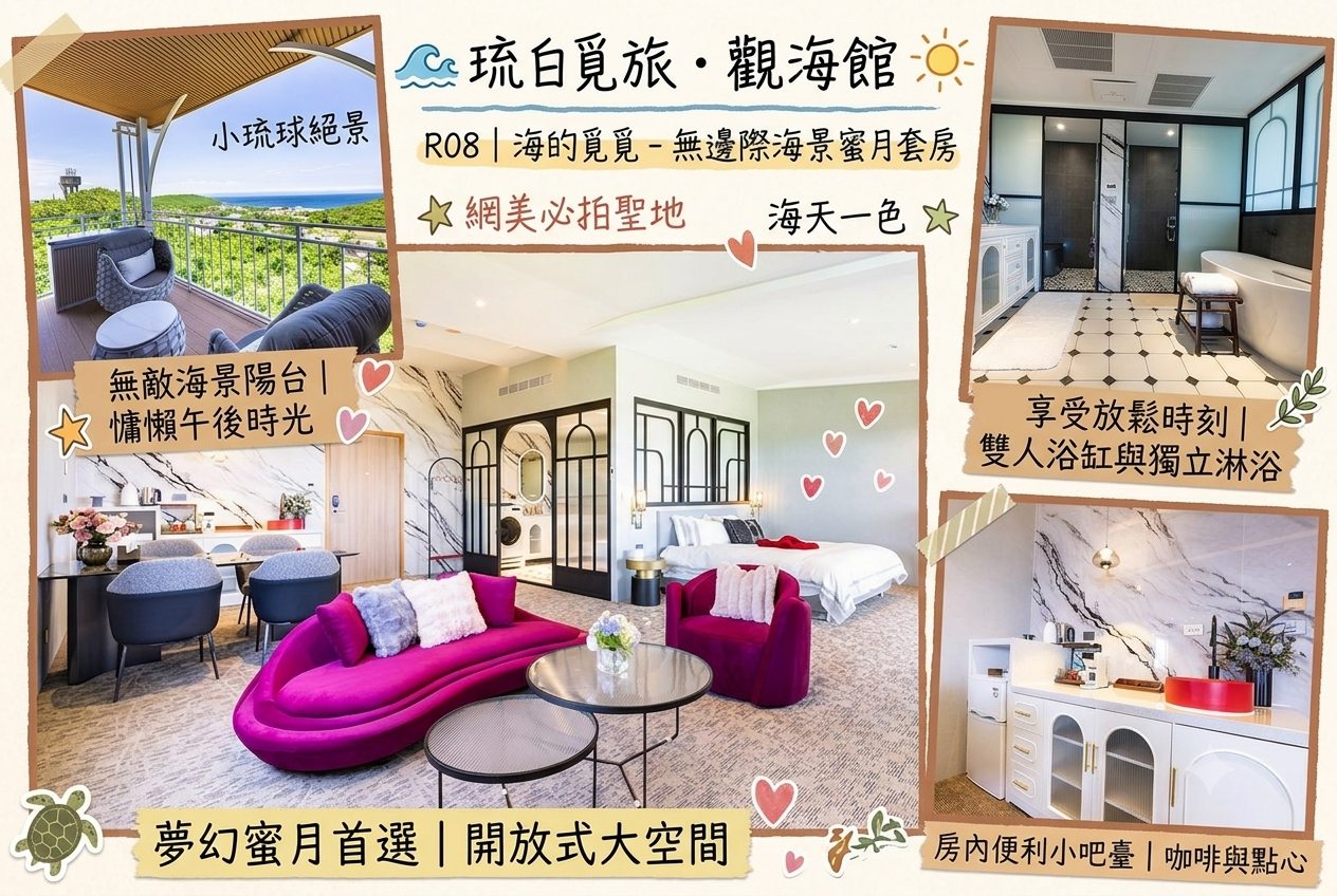 琉白覓旅．觀海館R08｜海的覓覓